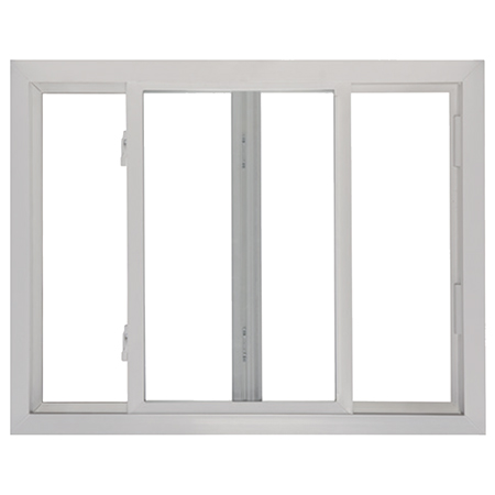 White 2 Lite Series 130 Sliding Window