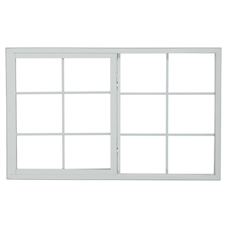 White 2 Lite Series 8050 Sliding Window